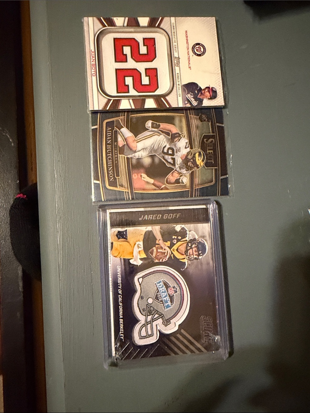 Jared Goff Football Patch Card + Assorted Rookie Cards